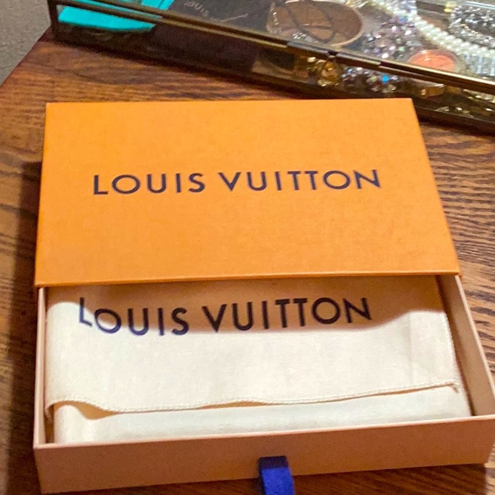 Louis Vuitton iPhone case with sleeper bag and box